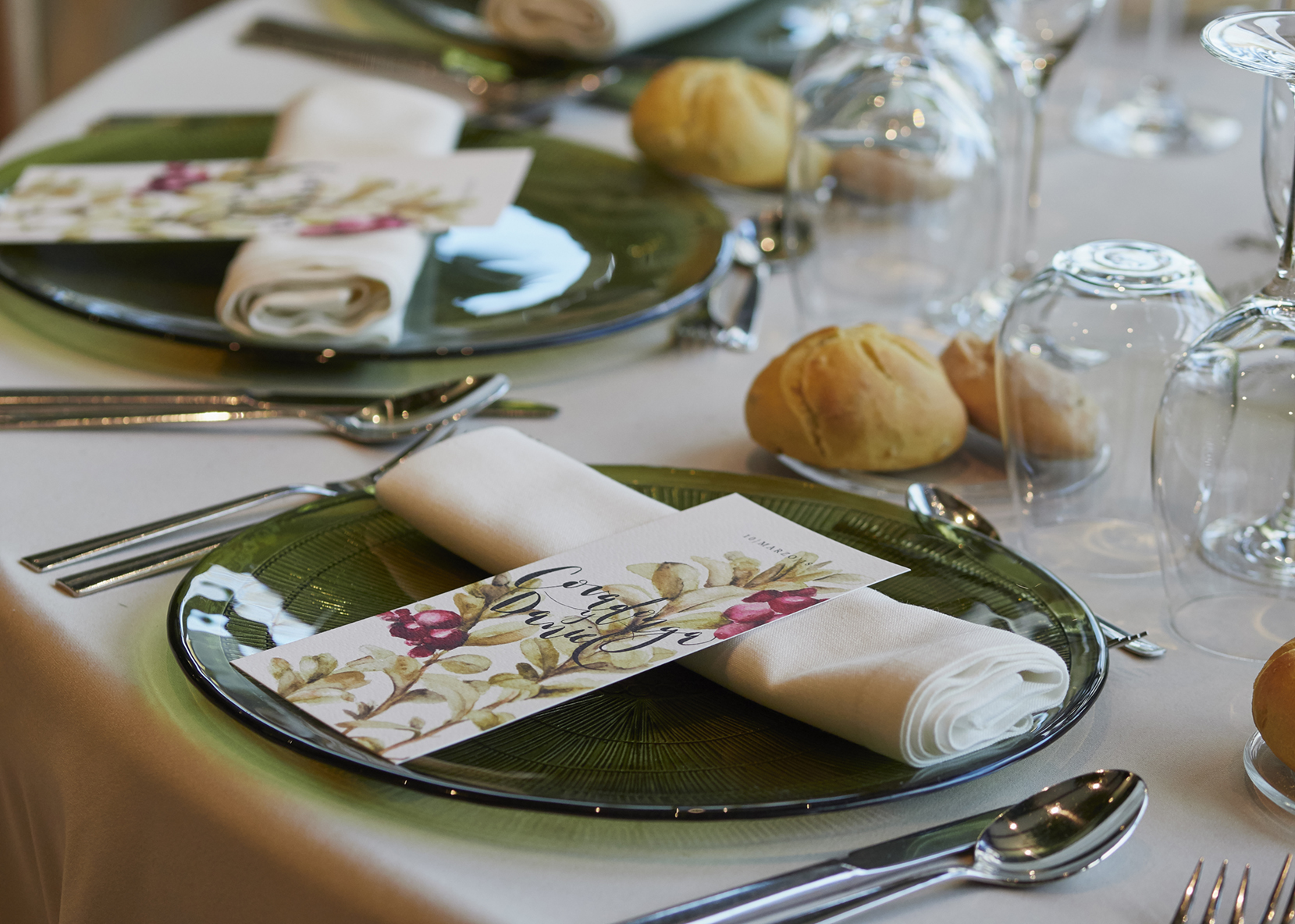 Decoración mesa boda